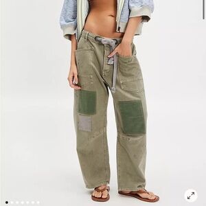 We the Free Moxie Pull-on Barrel Jeans